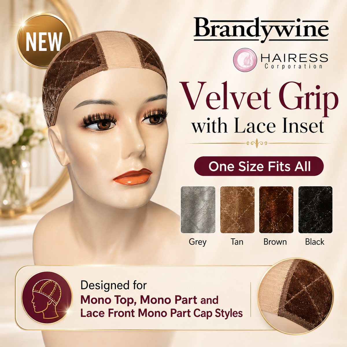 Brandywine Velvet Grip with Lace