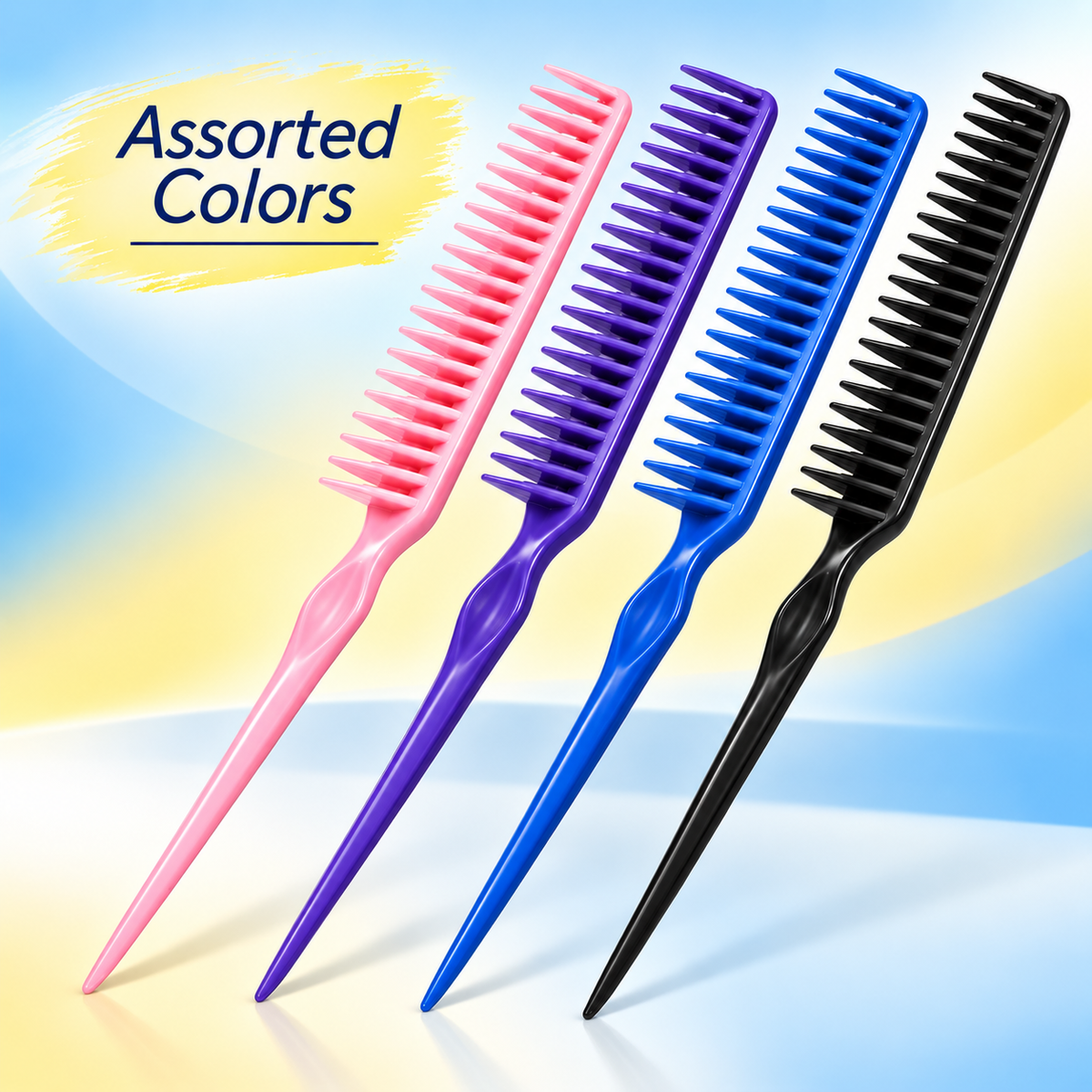 Plastic Brush 3-Row Assorted