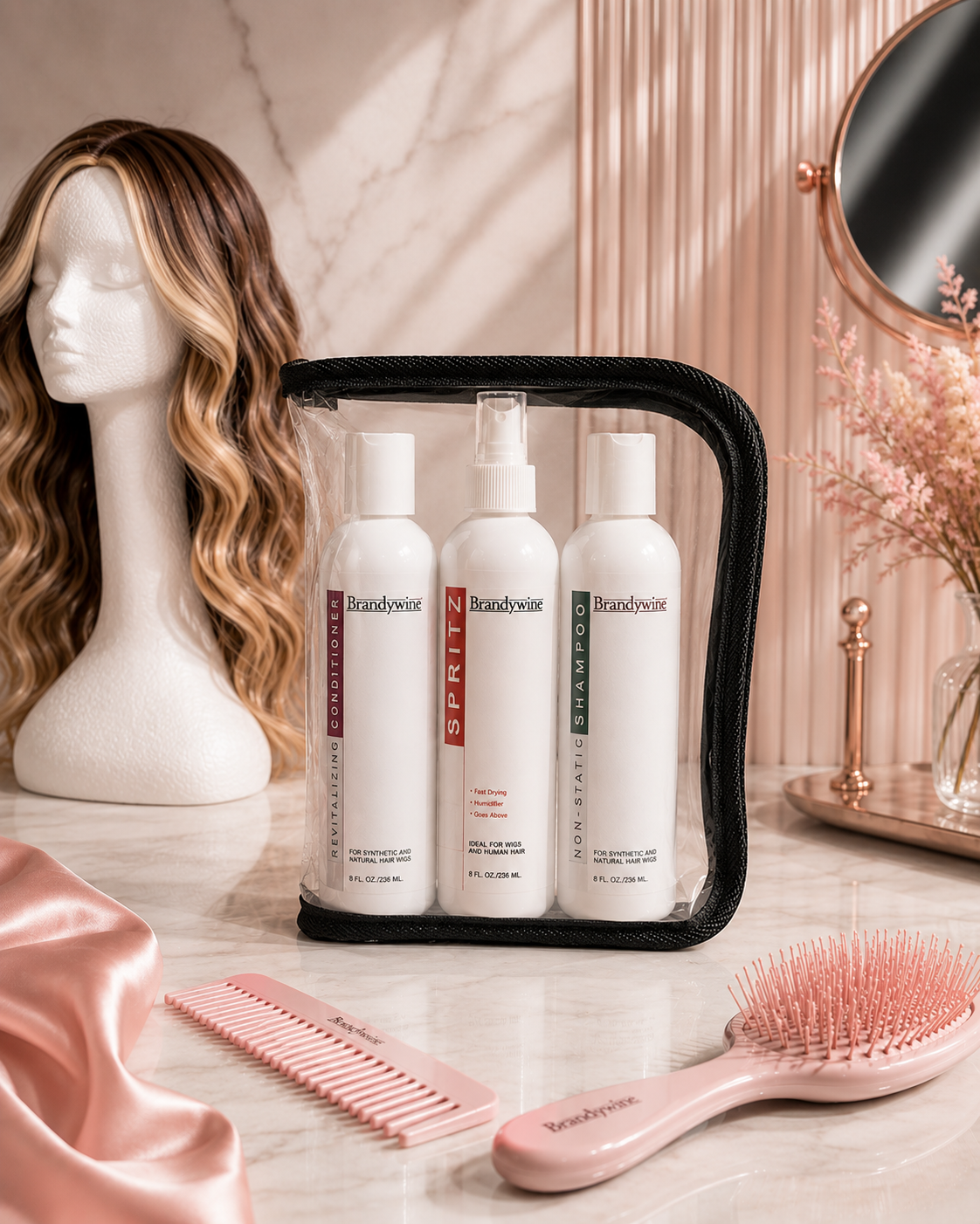 Brandywine Wig Maintenance Kit with Spritz