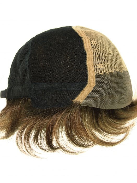 Sybil by Amore - cap construction diagram, Extended Lace Front Double Monofilament Hand Tied