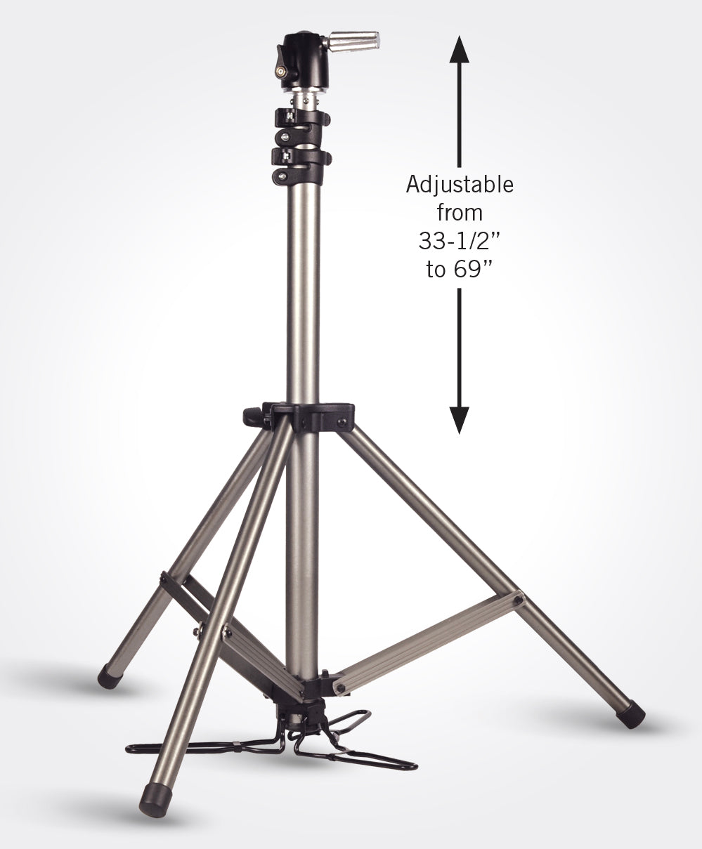 Wig Clamp Tripod with Stabilizers
