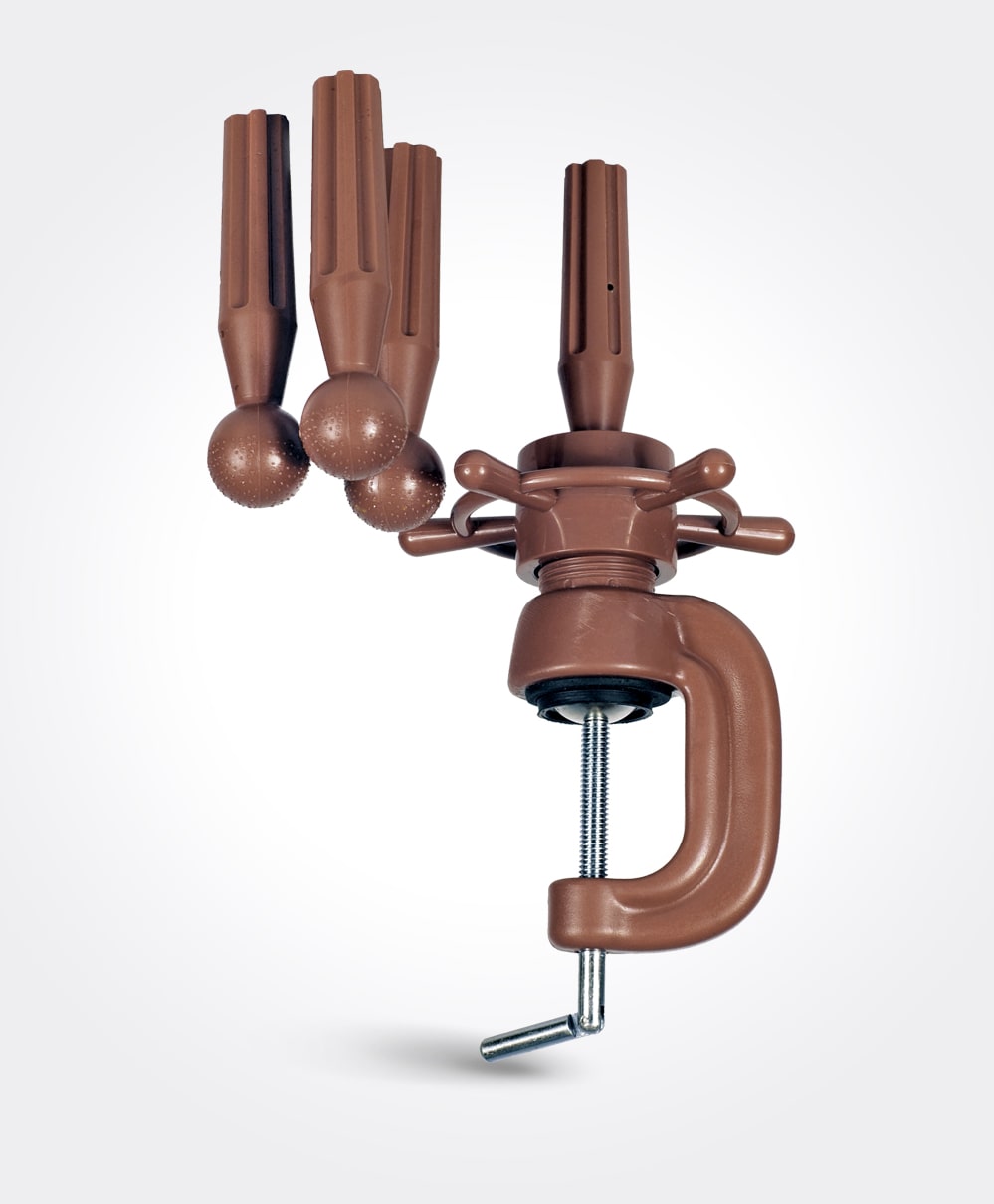 Deluxe Wig Clamp Set with 4 Stems