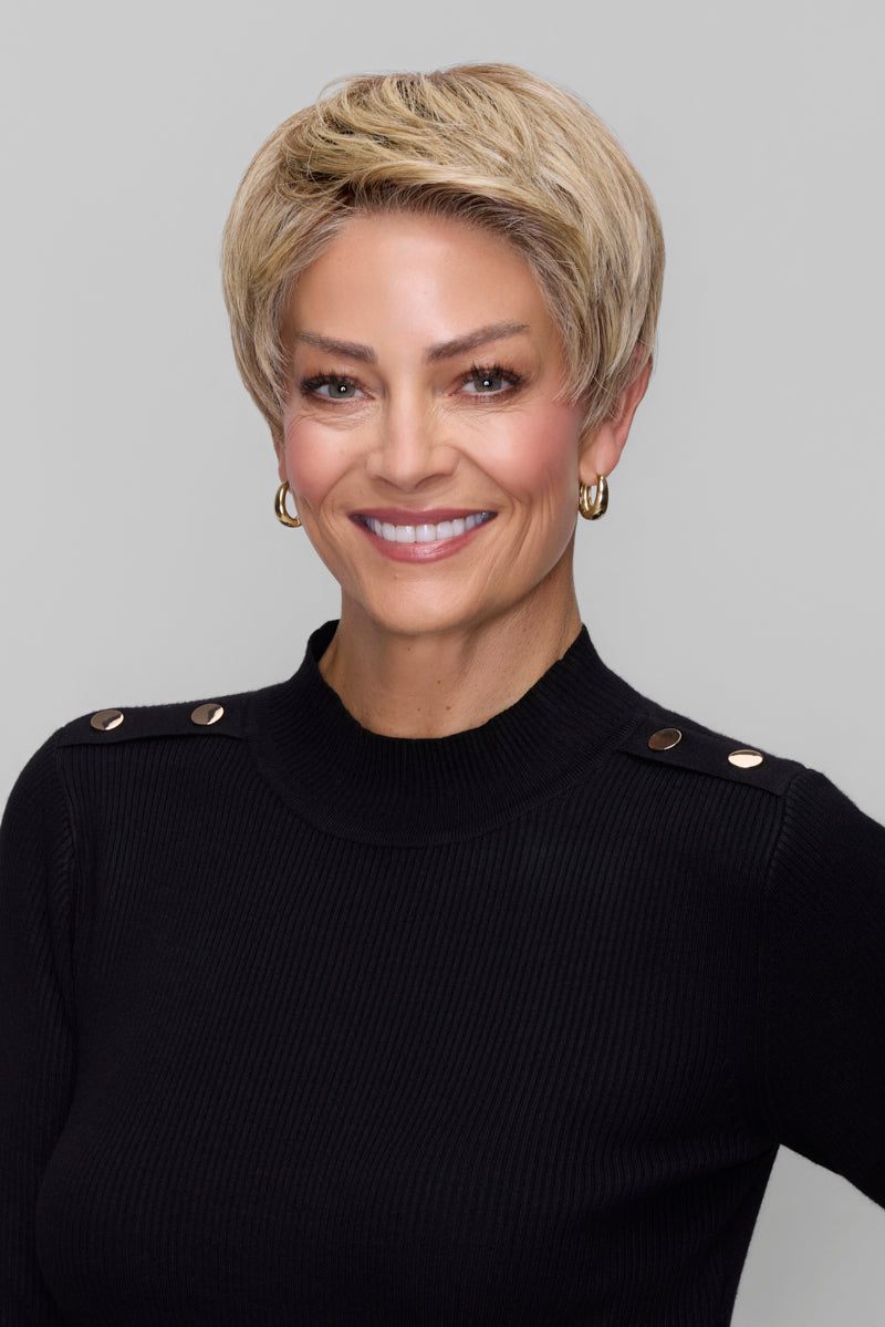 Iris by Jon Renau (Heat Friendly, light density wig. Lace Front / Mono Crown with Open Cap).