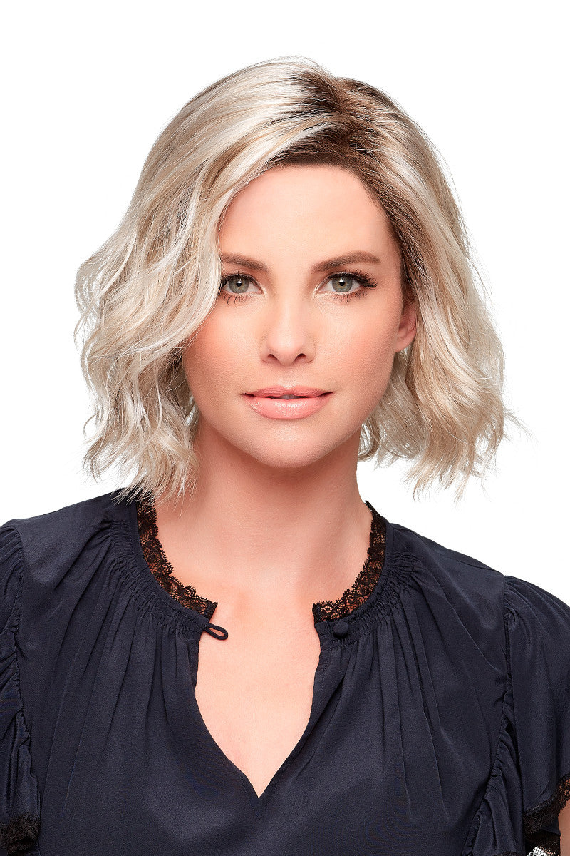 January wig in Palm Springs Blonde, front view