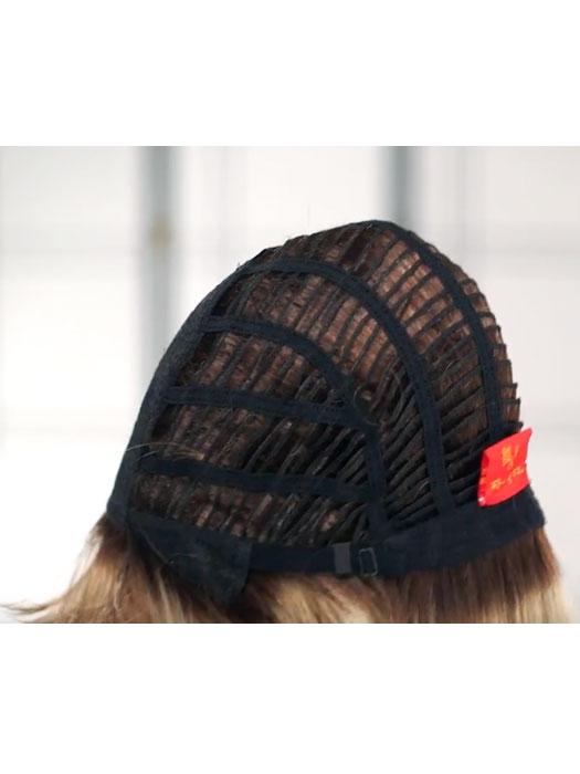 Bailey by Rene of Paris - cap construction diagram, Basic Cap Open-wefted