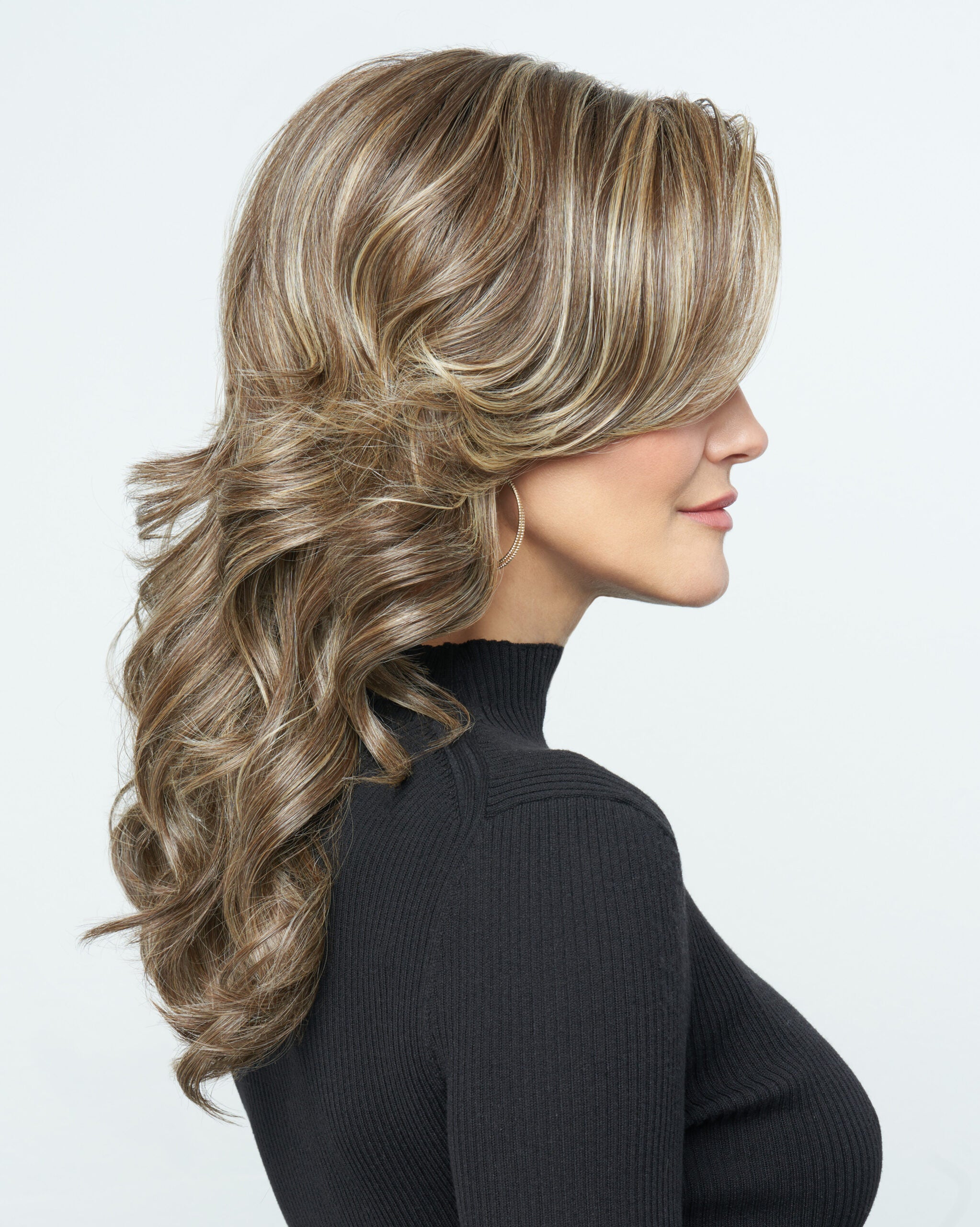 Stroke of Genius by Raquel Welch - side view, RL9/24SS Shaded Iced Cafe Latte