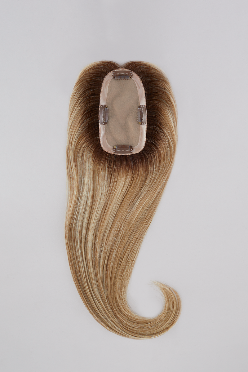 easiPart French 18" by Jon Renau - Flat Lay, Shaded Praline 12FS8