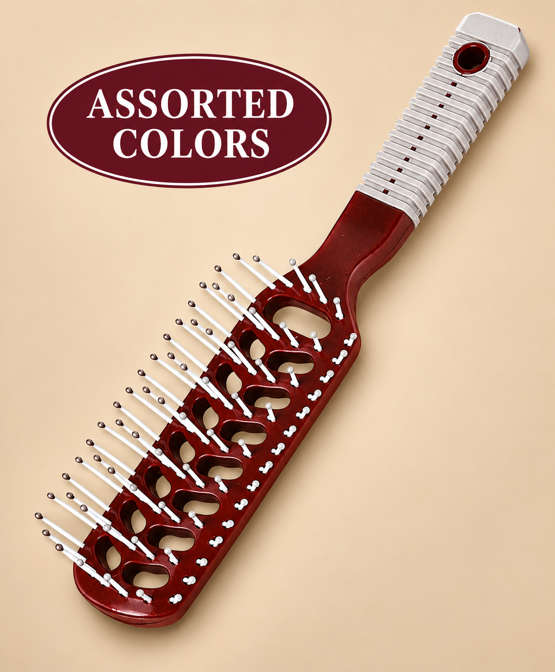 Blow Dry Brush Rubber Grip