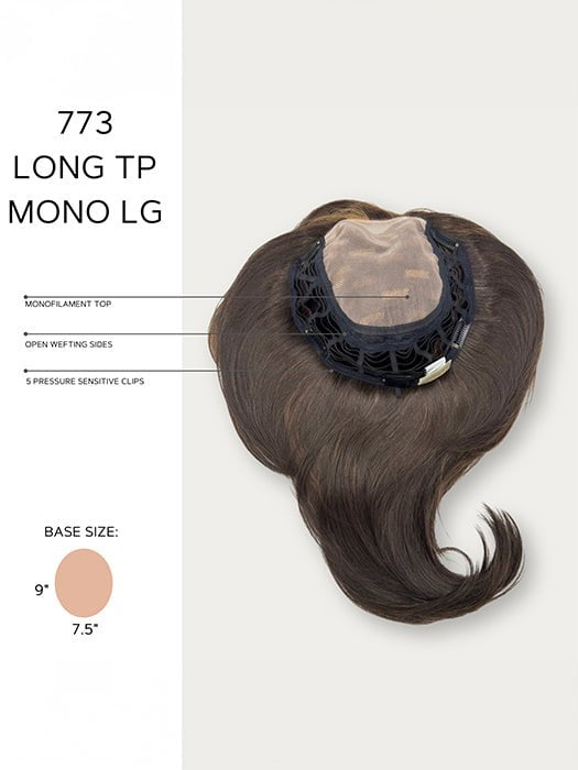 Long TP Mono LG by Amore - base construction diagram, Monofilament Top Wefted