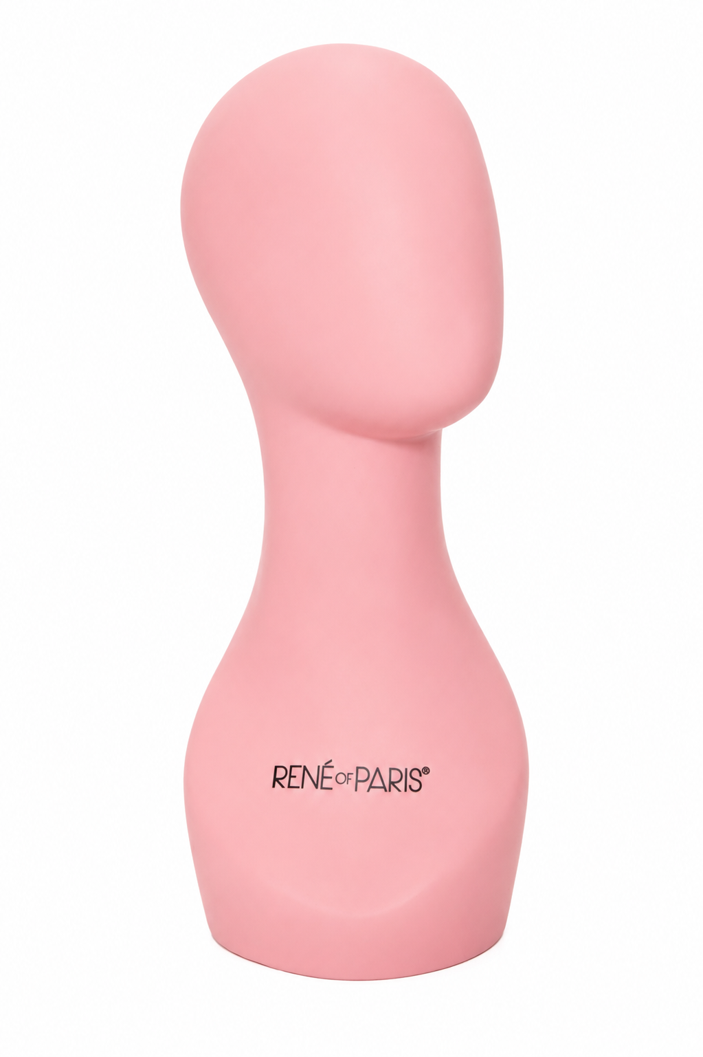 18 inch pink mannequin head with logo