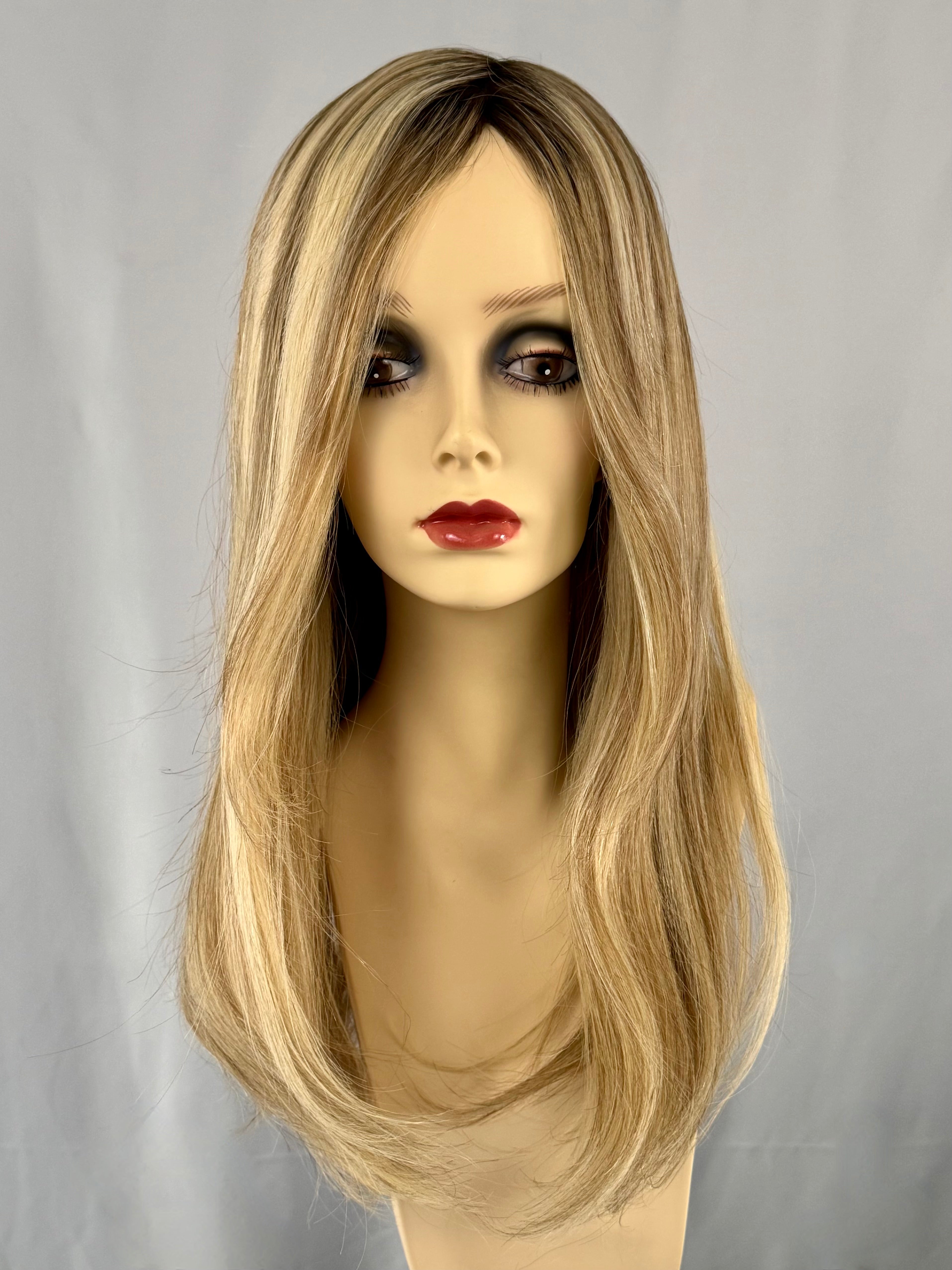 Luna (Style #8150) Exquisite, highest quality, European 100% Human Hair Wig