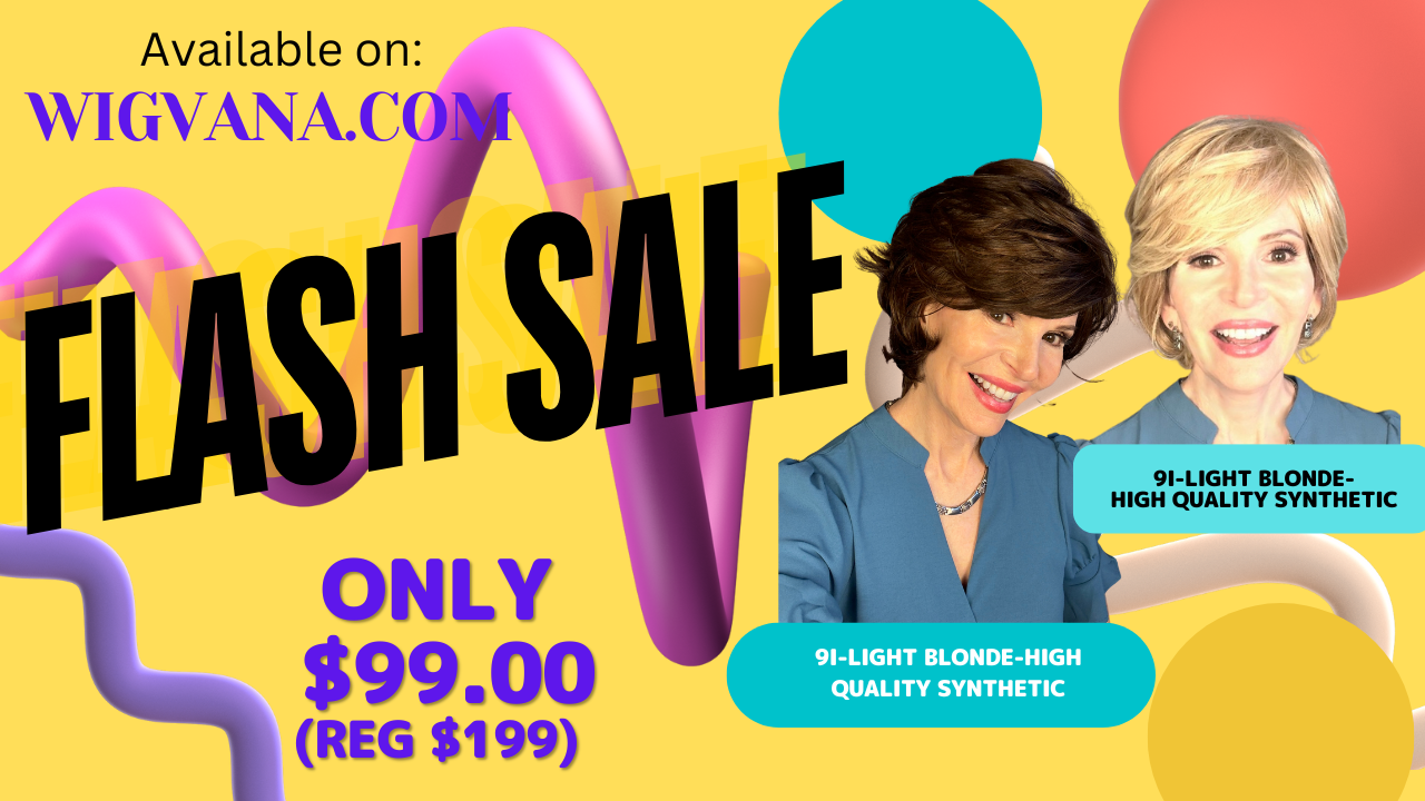 Wig Flash Sale-Style 9I  (HURRY, Only TWO wigs are available, each in different colors. Once these wigs are sold, the inventory is GONE!)