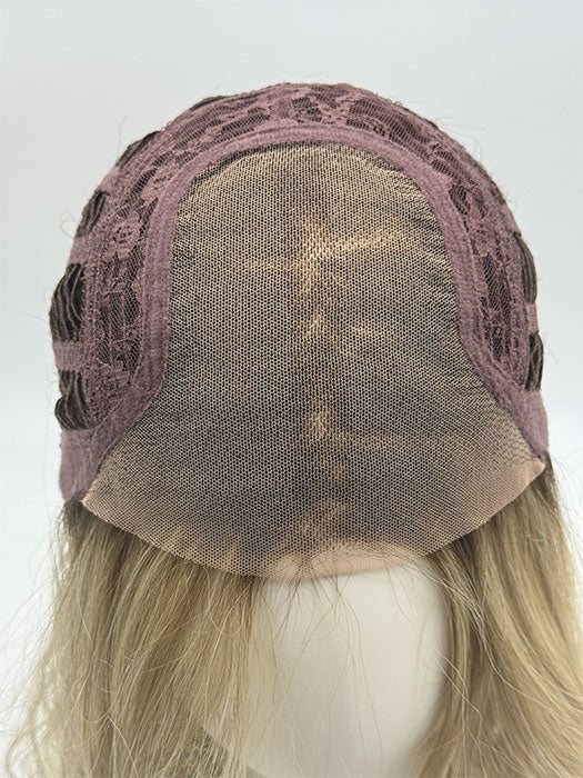 Bryony by Rene of Paris - cap construction diagram, lace part extended lace front wefted