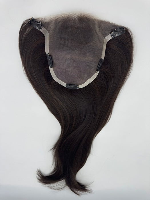 Deluxe Hairline TP by Rene of Paris - cap construction diagram, mono top extended lace front