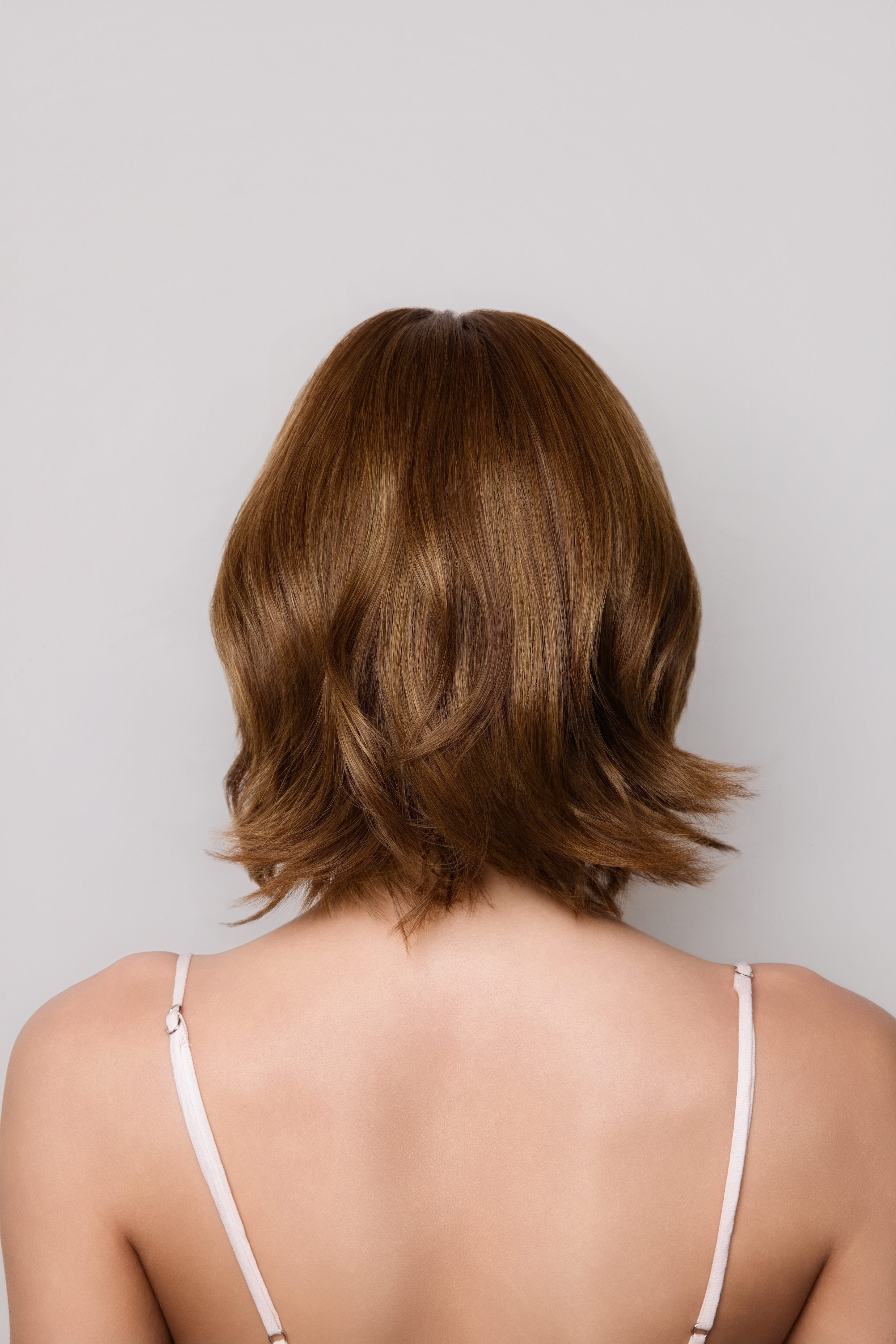 Farren by Noriko. /  Heat Friendly Synthetic / Extended Lace Front, Monofilament top, Hand Tied