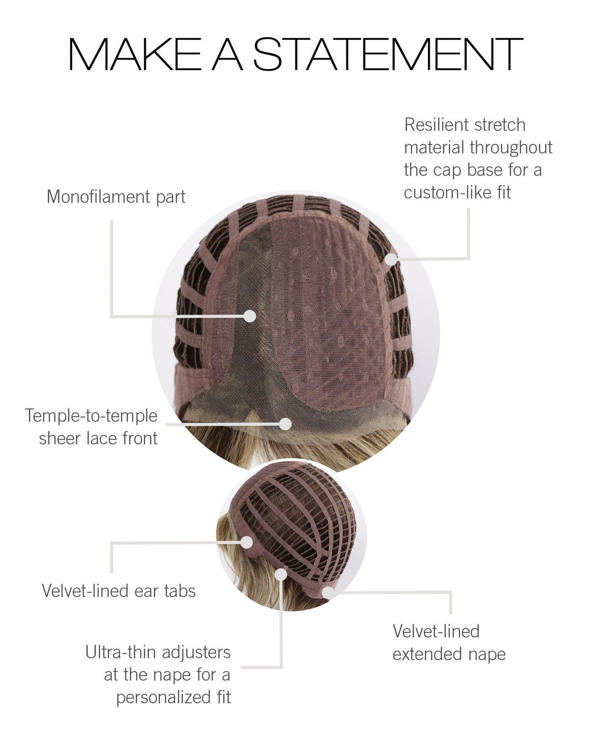 Make A Statement by Gabor cap construction