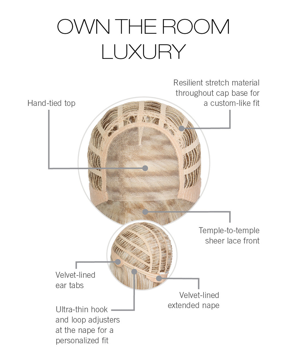 Own The Room Luxury by Gabor cap construction