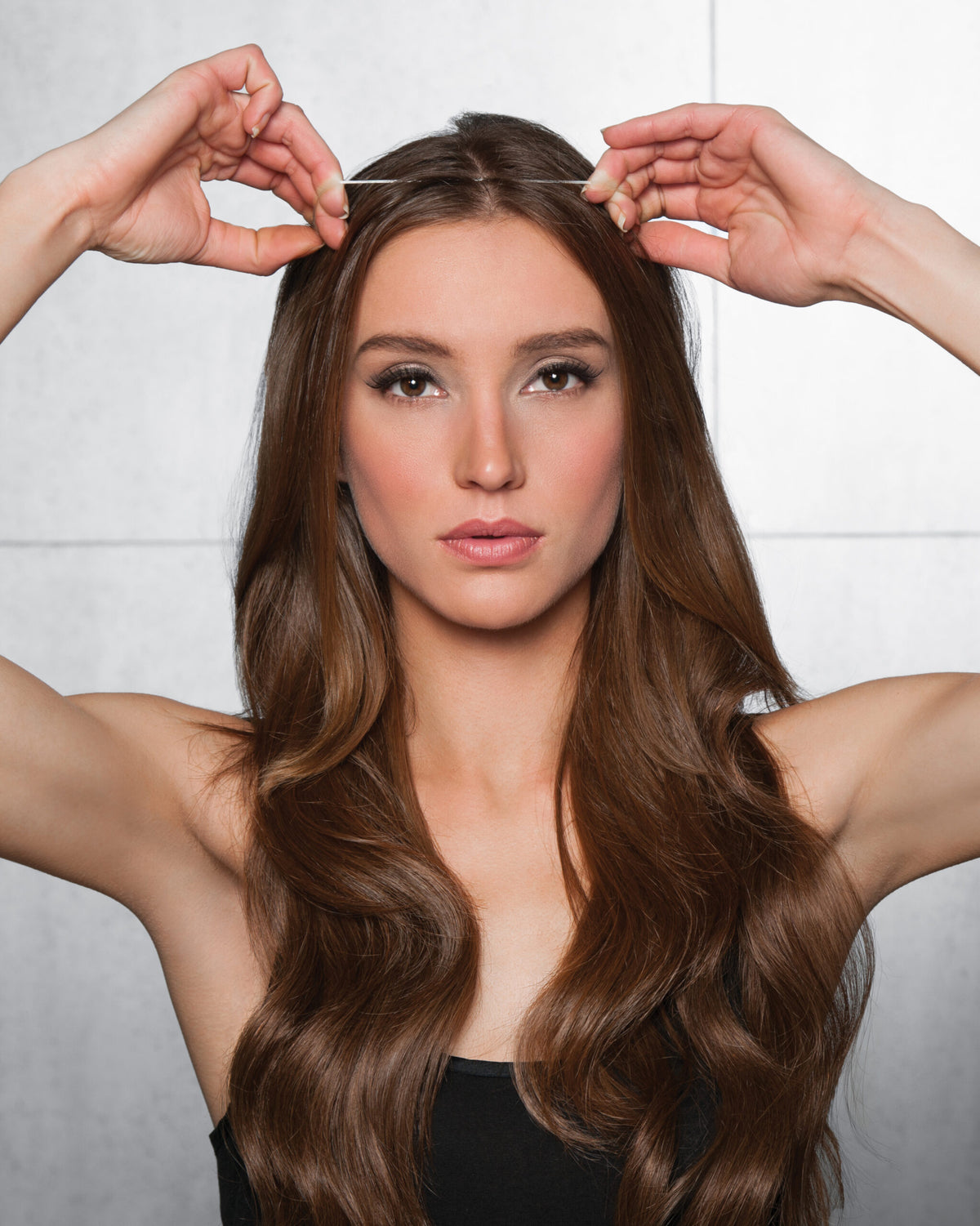 20″ Invisible Extension by HairDo - model photo 5
