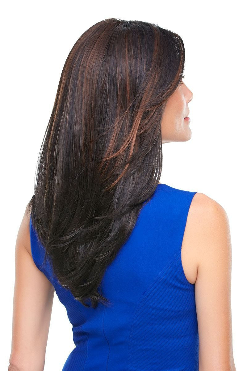 Alessandra by Jon Renau in Dk Chocolate Cherry Ganache 1BRH30 - side view