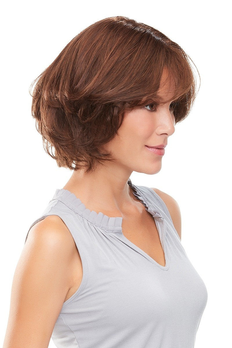 easiPart French 8 by Jon Renau in Natural Brown 6RN - Side View