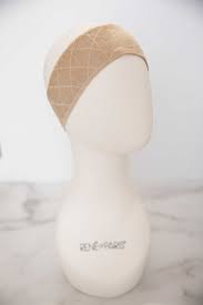 2-sided velvet wig grip in beige