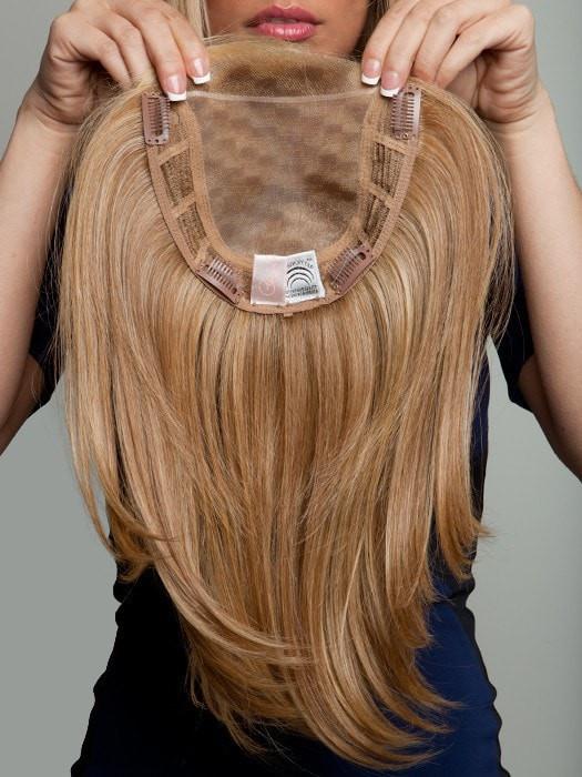 Top Billing by Raquel Welch hair topper with monofilament top and lace front