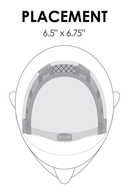 Top Wave 12" clip placement diagram